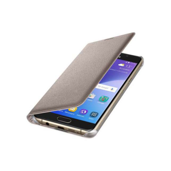 Чехол книжка Original для Samsung S7 Gold - фото Чехол книжка Original для Samsung S7 Gold