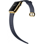Ремінець для Apple Watch 38mm/40mm Modern Buckle Leather Gold (midnight blue)