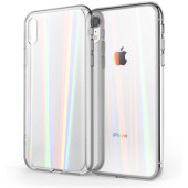 Чехол накладка iPhone Xr Rainbow Case (Clear)