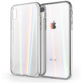 Чехол накладка iPhone Xr Rainbow Case (Clear)