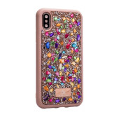 Чехол накладка iPhone XS Max The Bling World Stone TPU Case (colorful)