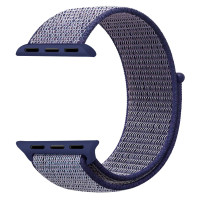 Ремінець для Apple Watch 38mm Nylon Sport Loop Band (Midnight Blue)