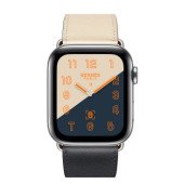 Apple Watch Series 4 Hermes GPS + LTE 44mm Steel w. Indigo/Craie/Orange (MU6X2)