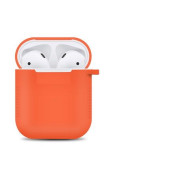 Чохол для AirPods Silicone Case (Orange) без карабіна