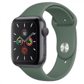 Apple Watch Series 5 GPS 44mm Space Gray Aluminum w. Green b.- Space Gray Aluminum (MWT52)