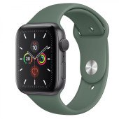 Apple Watch Series 5 GPS 44mm Space Gray Aluminum w. Green b.- Space Gray Aluminum (MWT52)