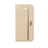 Чохол Книжка для iPhone 5/5S SMART ZONE (Золотий ) (Шкіра)