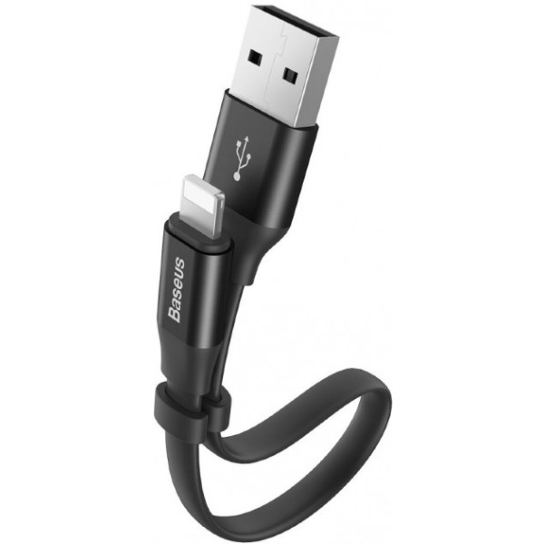 Кабель Baseus Lightning Mini 2.4A (Black) - фото Кабель Baseus Lightning Mini 2.4A (Black)