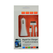 Автомобільний зарядний пристрій Rapid Car Charger (3in1)