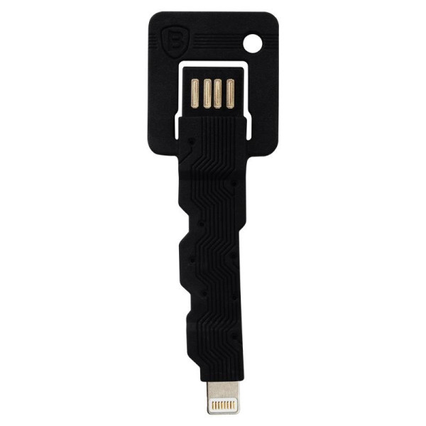 Кабель USB BASEUS Keys Series Lightning (black) - фото Кабель USB BASEUS Keys Series Lightning (black)