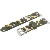 Ремешок-браслет для Apple Watch 38mm/40mm Military Silicone Band (Green)