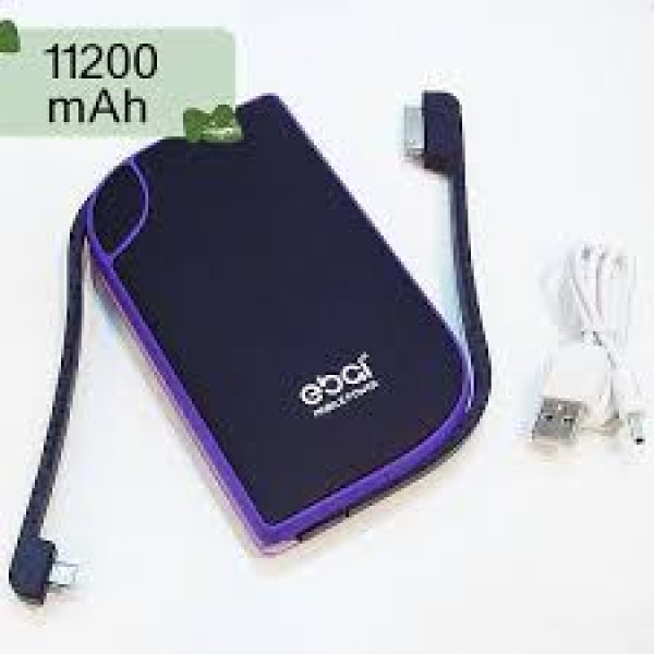Портативний зарядний пристрій Power Bank Ebai 11200mAh Фіолетовий - фото Портативний зарядний пристрій Power Bank Ebai 11200mAh Фіолетовий