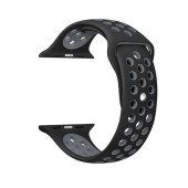 Ремінець-браслет для Apple Watch 38mm Silicone Nike Sport Band (anthracite black)