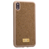 Чехол накладка iPhone XS Max The Bling World LCPC +TPU Case (gold)