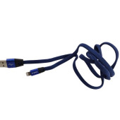 Кабель Lightning 3.0 iMAX Neylon Flat (Blue)