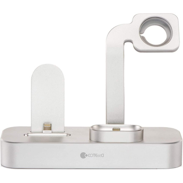 Dock станция COTEetCL Multifunctional 3-in-1 (Silver) - фото Dock станция COTEetCL Multifunctional 3-in-1 (Silver)