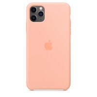 Чохол Накладка для iPhone 11 Pro Max Apple Silicon Case (Grapefruit) (Полиулетан)