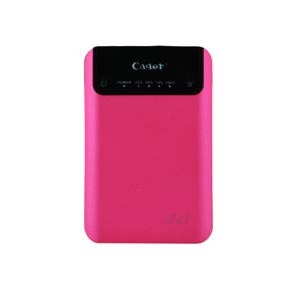 Портативное зарядное устройство CAGER SMART POWER BANK (7200mAh) (Розовый) - фото Портативное зарядное устройство CAGER SMART POWER BANK (7200mAh) (Розовый)