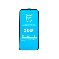Защитные стекла iPhone X Protective Glass 10D (black)