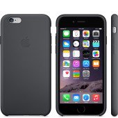 Чехол Накладка для iPhone 6 Apple Silicone Case High Copy (Темно серый) (Силикон)