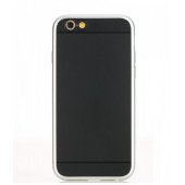 Чехол Накладка для iPhone 6 ROCK KANI Case (Черный) (Силикон + Алюминий)