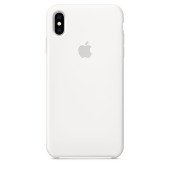 Чехол Накладка для iPhone Xs Max Apple Silicon Case (White ) (Полиулетан)