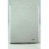 Чехол Книжка для IPad 2/3/4 RICH BOSS LEATHER CASE (белый) (кожа)