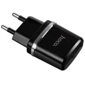 Мережевий зарядний пристрій Hoco C12 Dual USB 2.4 (Black)