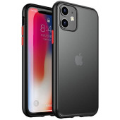 Чехол Накладка для iPhone 11 iPaky Cucoloris (black\red)
