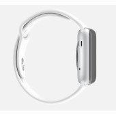 Apple Watch 42mm Silver Aluminum Case with White Sport Band (MJ3N2)