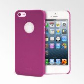 Чехол Накладка для iPhone 4/4S Moshi iGlaze (Бордовый) (Пластик)