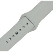 Ремінець-браслет для Apple Watch 38mm Silicone Band (Світло сірий)
