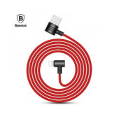 Кабель USB Lightning Baseus T-type Magnet Cable (Side Insert) (Red-Black)