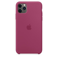 Чохол Накладка для iPhone 11 Pro Max Apple Silicon Case (Pomegranate) (Полиулетан)
