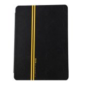 Чохол Книжка для iPad Air деви про SMART (Чорний) (Шкіра)