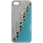 Чехол Накладка для iPhone 5/5S AVA DIAMOND (Берюзовый) (пластик)