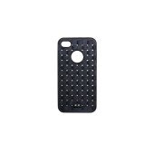 Чехол Накладка для iPhone 4/4S Waterproof NEW (черный) (полиулетан)