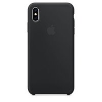 Чохол Накладка для iPhone Xs Max Apple Silicon Case (Black) (Полиулетан)