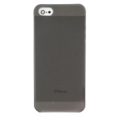 Чехол Накладка для iPhone 5/5S M-TECH TRANSPARENT (Черный) (Пластик)