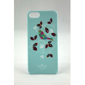 Чехол Накладка для iPhone 5/5S HALLMARK (голубой) (пластик)