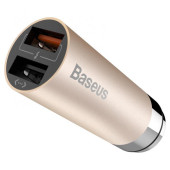 Автомобільний зарядний пристрій Baseus C3.0 Car Charger (Золотий)