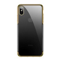 Чехол накладка iPhone Xs Max Baseus Shining Case (gold)