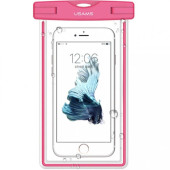 Чохол поліестер Usams для телефону до 6.0 (pink)