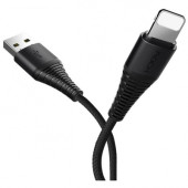 Кабель ROCK Hi-Tensile Lightning 200cm (black)