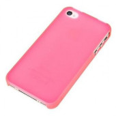Чохол Накладка для iPhone 4/4S Moshi iGlaze (Рожевий) (Пластик)