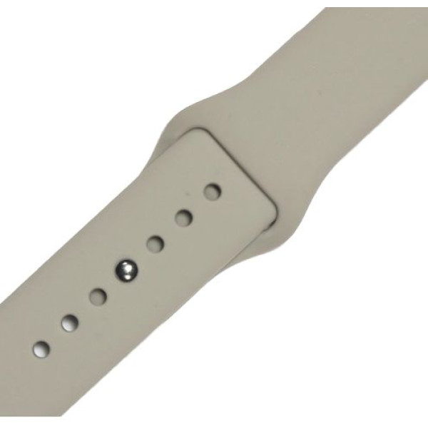 Ремінець-браслет для Apple Watch 38mm Silicone Band (antique white)