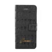 Чехол Книжка для iPhone 5/5S GUESS Crocodile (черный) (кожа)