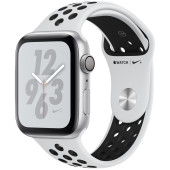 Apple Watch Nike+ Series 4 GPS 40mm Silver Alum. w. Platinum/Black Nike Sport b. Silver Alum. (MU6H2)