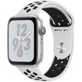 Apple Watch Nike+ Series 4 GPS 40mm Silver Alum. w. Platinum/Black Nike Sport b. Silver Alum. (MU6H2)