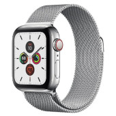 Apple Watch Series 5 LTE 40mm Steel w. Steel Milanese Loop - Steel (MWWT2, MWX52)